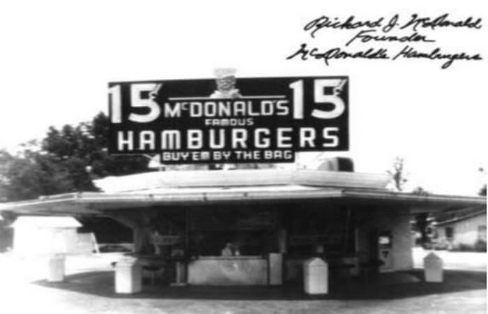 first McDonald store