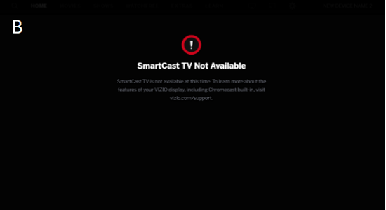 smartcast tv not working